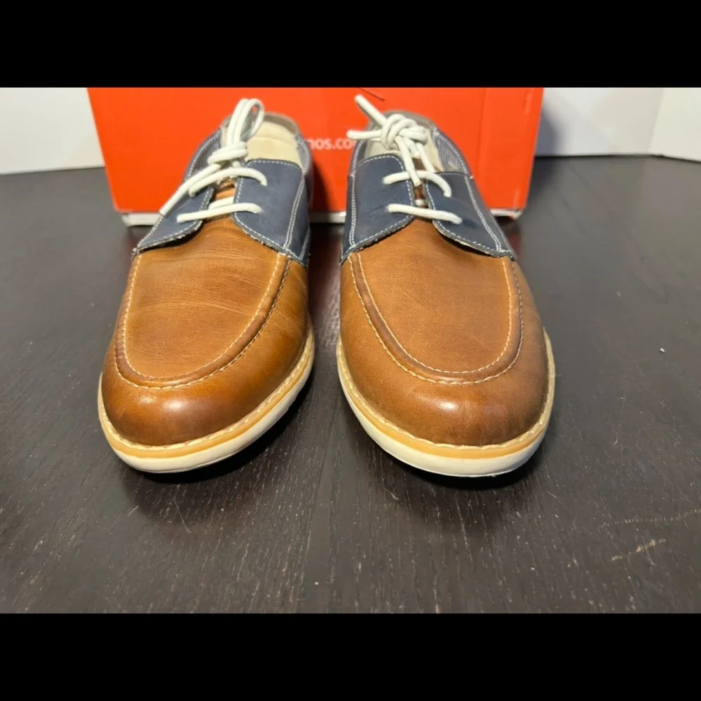 Pikolinos Jucar M4E-1035BFC1 Boat Shoes Brandy Leather Mens EU 43/US 9-9.5